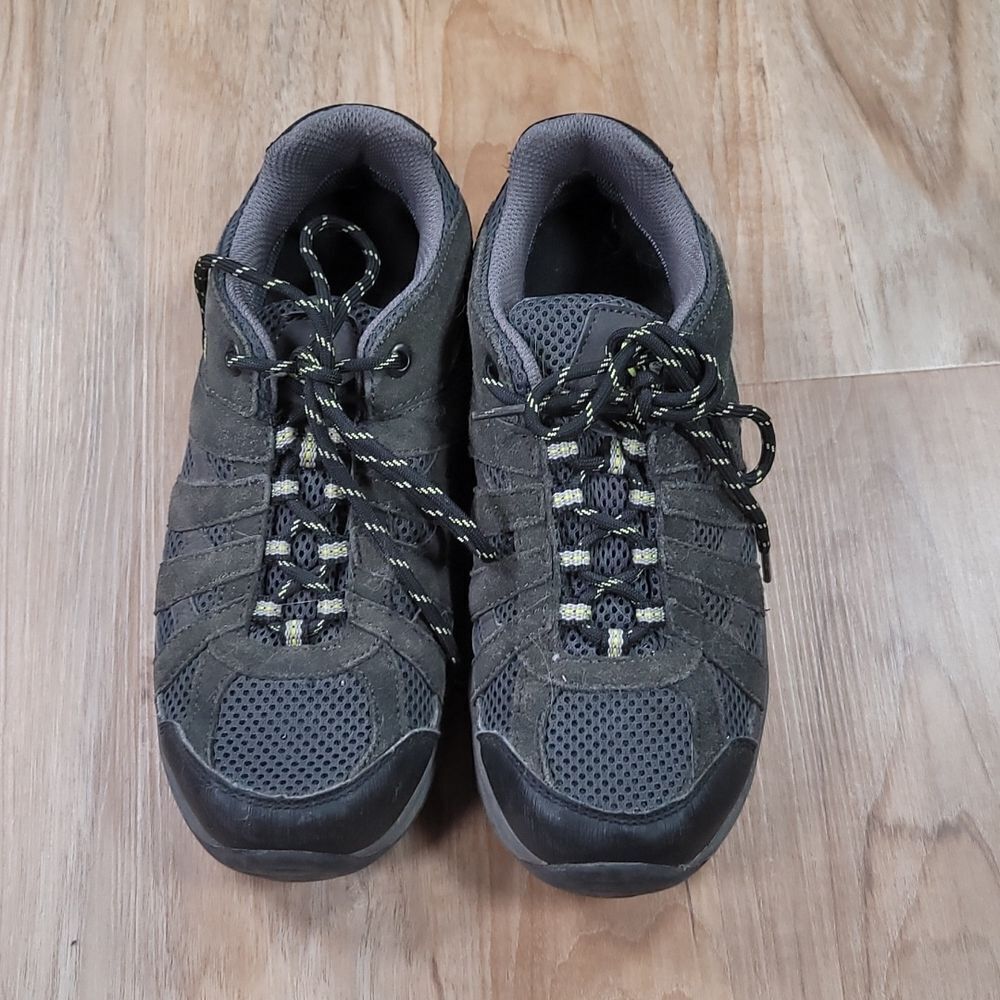 🩵Columbia Gray Waterproof Hiking Shoes Youth 6 - Picture 3 of 10